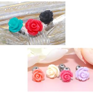 ボディピアス 可愛い 16G 14G 花 バラ...の詳細画像2