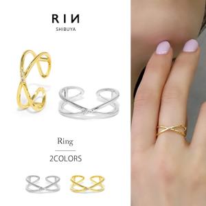 指輪 レディース リング クロス 十字 オープンリング 可愛い おしゃれ 20代 30代 40代 50代