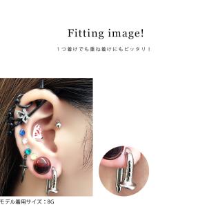 ボディピアス 6G 軟骨ピアス トライバル 釘...の詳細画像2