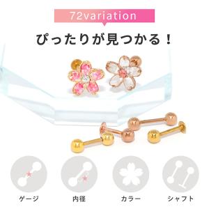 ボディピアス 軟骨 14G 16G 18G セ...の詳細画像5