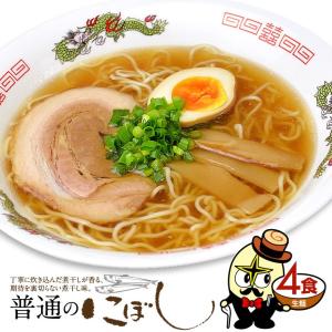 普通の煮干しラーメン 生麺 4食セット 秋田県 林泉堂 りんせんどう にぼし ラーメン お試し お取り寄せ 1ヵ月保存｜秋田の麺屋 林泉堂