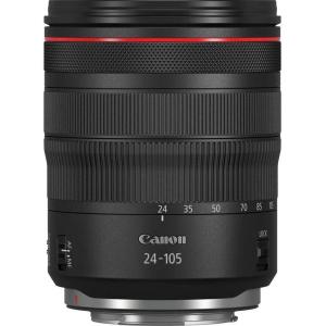 Canon RF24-105mm F4L IS USM EOSR対応 中望遠ズームレンズ 全長107.3mm ブラック RF24-10540LIS｜rinsmile