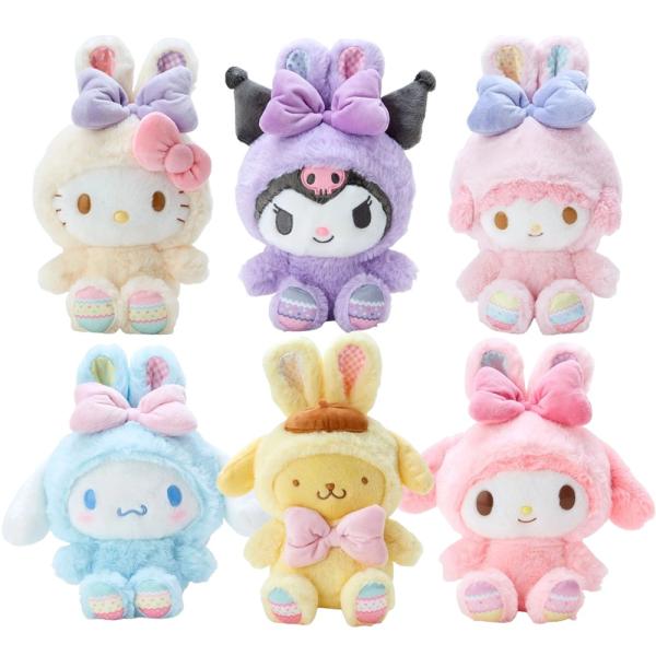 サンリオ ぬいぐるみ イースターラビット 推し活 キャラクター カラフル もふもふ sanrio