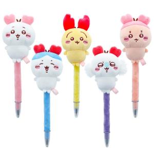 ちいかわ ふわふわマスコットボールペン 0.7mm モモンガ 4901770748825