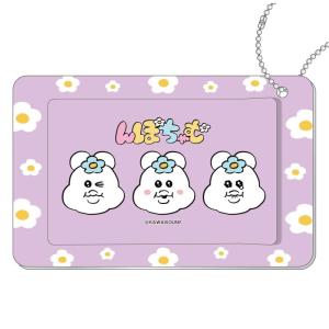 《在庫処分》 んぽちゃむ スライドカードケース カード ケース パス ボールチェーン グッズ キャラクター ストラップ ホルダー 推し活｜りんすまいる