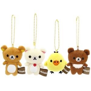 【新品未開封】リラックマ ぬいぐるみ ストラップ 携帯クリーナー パペクリーン リラックマ パペクリーンDX 携帯クリーナー キイロイトリ