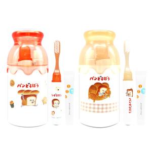 パンどろぼう ミルク瓶型ハミガミセット 歯ブラシ...の商品画像