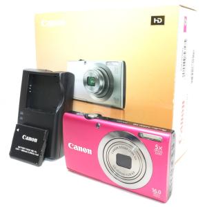 《美品》 コンパクトカメラ CANON PowerShot A2300 レッド キャノン k2584｜rinsmile