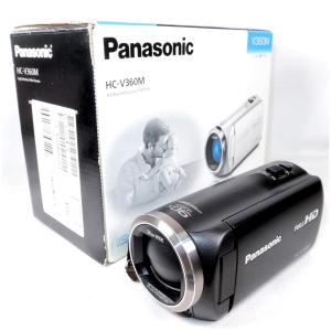《美品》 ビデオカメラ Panasonic HC-V360M ブラック パナソニック k2599｜rinsmile