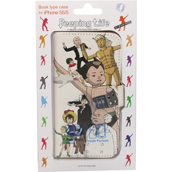 Peeping Life ピーピングライフ iPhone SE / 5s / 5 対応 ブックタイプ...