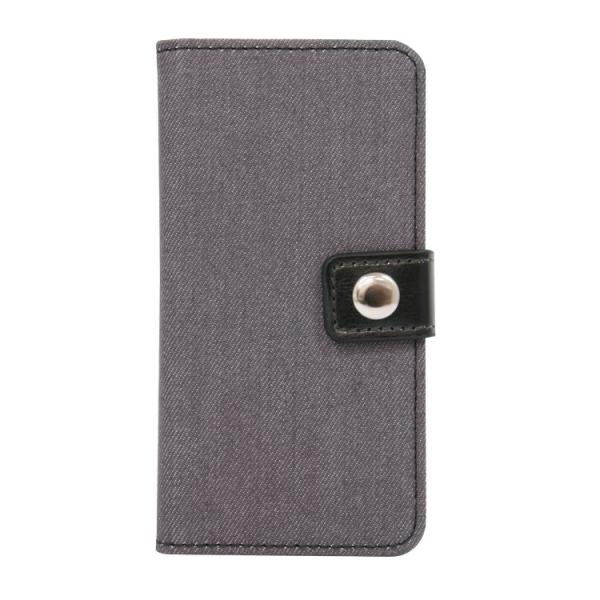 iPhone SE（2016 第1世代） / 5s / 5 対応 ブックタイプ デニム素材 スマホケ...