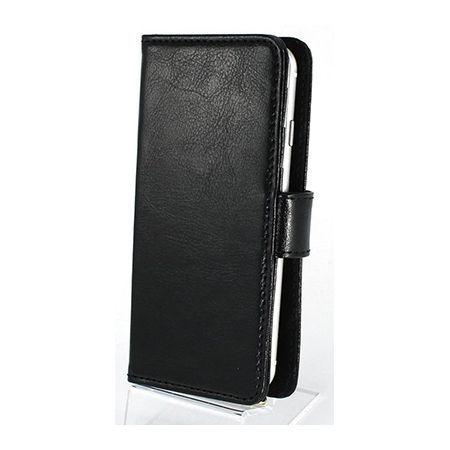 マルチ対応 レザー 手帳型ケース SMT-01BK / ブラック