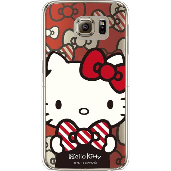 サンリオ ハローキティ Galaxy S6 対応 シェルジャケット SAN-482A / ハローキテ...