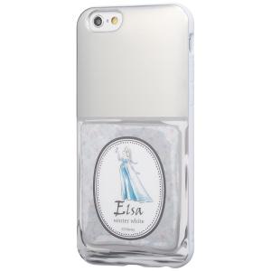 アナと雪の女王 スマホケース iPhone 6s / 6 対応 マニキュア柄 ラウンドソフトジャケット DN-221C / アナと雪の女王