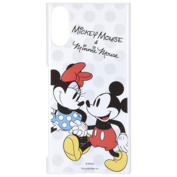 ディズニー Xperia XZs 対応 ハードケース DN-435A / ミッキー&amp;ミニー