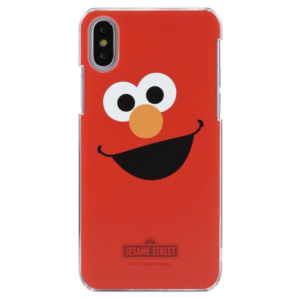 セサミストリート iPhone XS / X 対応 ハードケース SSM-53A / エルモ フェイ...