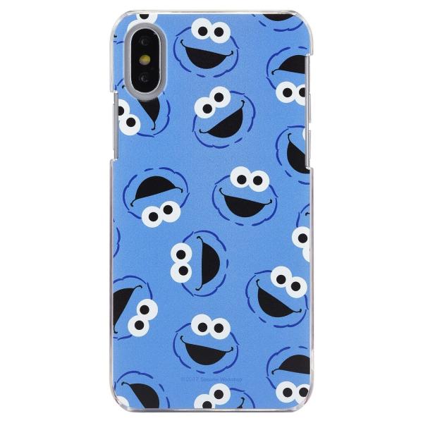 セサミストリート iPhone XS / X 対応 ハードケース SSM-53D / クッキーモンス...