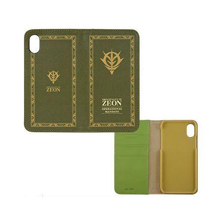 機動戦士ガンダム iPhoneXS/X対応フリップカバー GD-81B / ジオン公国作戦指令書