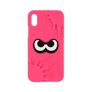 スプラトゥーン2 iPhoneXS/X対応シリコンケース SPLA-08A / ピンク
