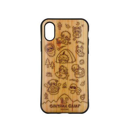 銀魂 iPhone XS / X 対応 IIIIfit ケース GI-33WD / ウッド