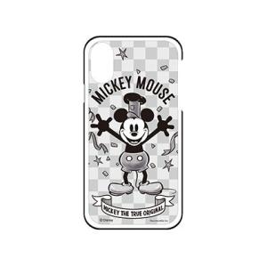 ミッキーマウス90周年デザイン/iPhone XS/X対応ハイブリッドケース DN-571GY / ...