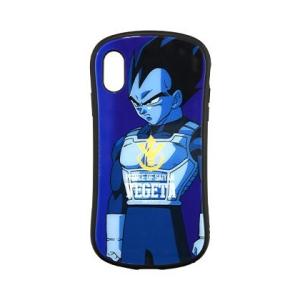 ドラゴンボール iPhoneXR対応ハイブリッドガラスケース DB-48B / ベジータ