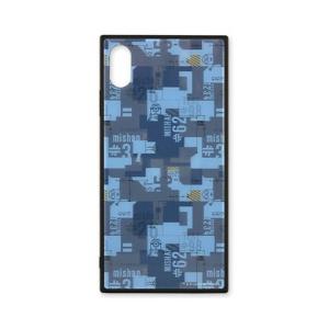 怪盗グルーシリーズ／ミニオンズ iPhoneXS Max対応スクエアガラスケース MINI-146A / 総柄｜rinzo