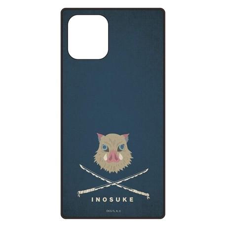 鬼滅の刃 iPhone 11 Pro 対応スクエアガラスケース KMY-11D / 嘴平 伊之助(は...