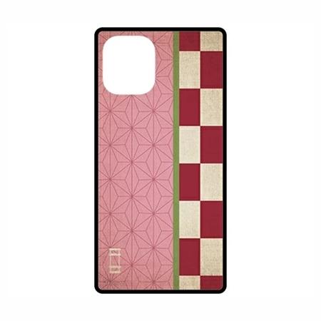 鬼滅の刃 iPhone12 mini対応 スクエアガラスケース KMY-28B / 竈門禰??豆子（...