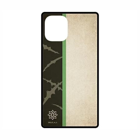 鬼滅の刃 iPhone12 mini対応 スクエアガラスケース KMY-28N / 不死川実弥(しな...