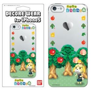 デコレウェア iPhone SE / 5s / 5 対応 スマホケース どうぶつの森02 どうぶつの...