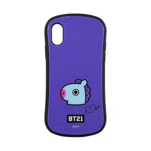 BT21 iPhoneXS/X対応ハイブリッドガラスケース BTL-01G / MANG
