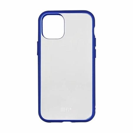 IIIIfit(clear) iPhone12/12 Pro対応ケース IFT-73NV / ネイビ...