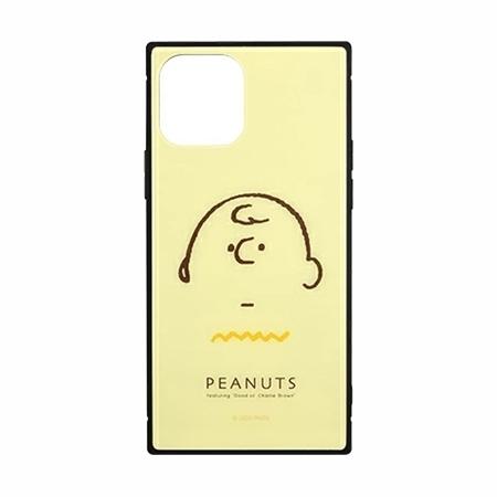 ピーナッツ iPhone12/12 Pro対応 スクエアガラスケース SNG-546C / チャーリ...