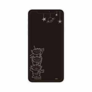 ディズニー、ディズニー＆ピクサーキャラクター／iPhone12 mini対応 ガラススクリーンプロテクター DN-796D / エイリアン