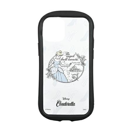 ディズニーキャラクター／iPhone12 mini対応 ハイブリッドクリアケース DN-831B /...