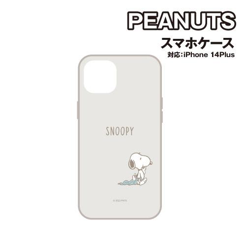 ピーナッツ iPhone14Plus対応ソフトケース SNG-700A / スヌーピー
