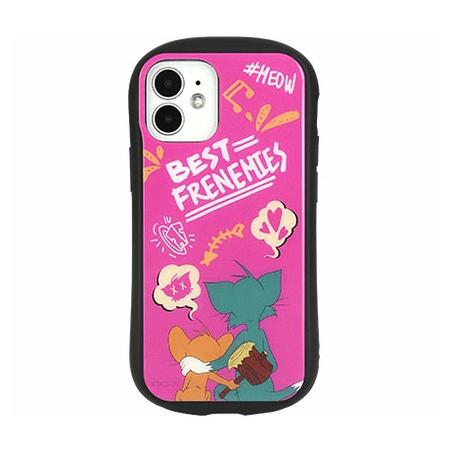 トムとジェリー／iPhone12 mini対応 ハイブリッドガラスケース TMJM-02C / Cタ...