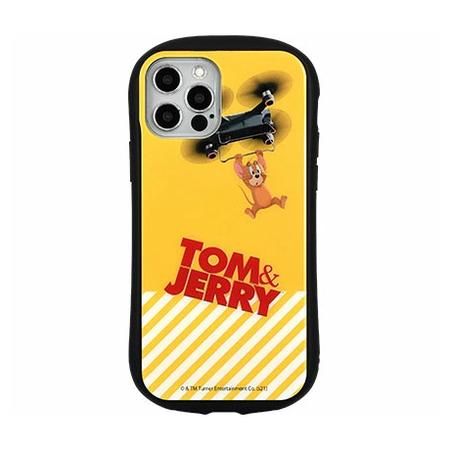 トムとジェリー／iPhone12/12 Pro対応 ハイブリッドガラスケース TMJM-03B / ...