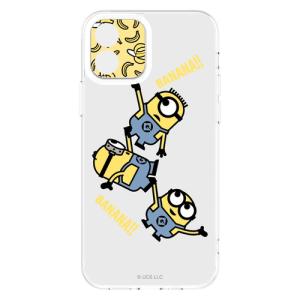 「怪盗グルー/ミニオンズ」シリーズ　IIIIfit Crystal Shell iPhone12対応ケース MINI-273B / ぶら下がり　/ minions カバー｜rinzo