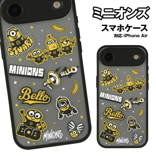 送料無料 ミニオンズ IIIIfit プランプフレーム iPhone Air 対応ケース MINI-...