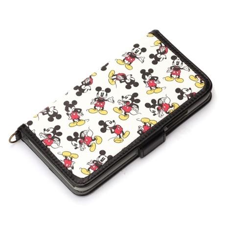 ディズニーiPhone XS/X用フリップカバー PG-DFP275MKY / ミッキーマウス
