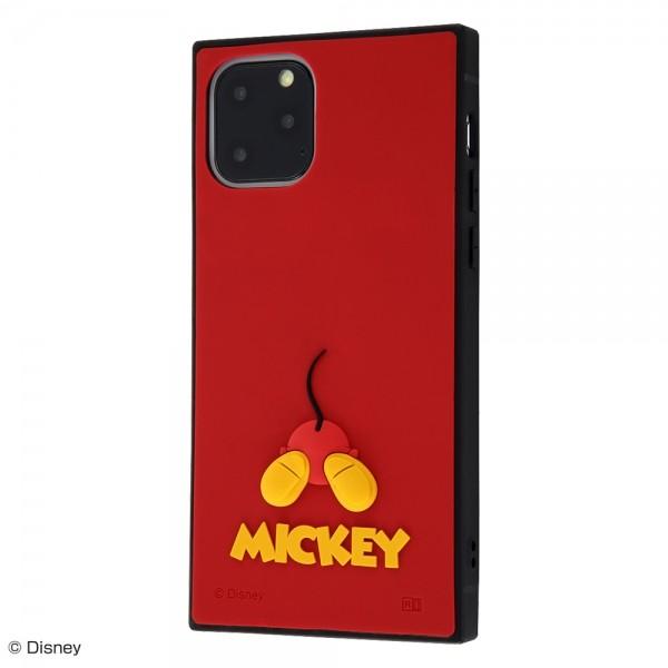 ディズニーiPhone 11 Pro対応耐衝撃ハイブリッドケース シリコン KAKU / ミッキー