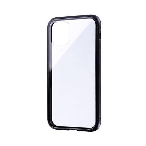 iPhone 11 Pro ガラス＆アルミケース「SHELL GLASS Aluminum」 LP-...
