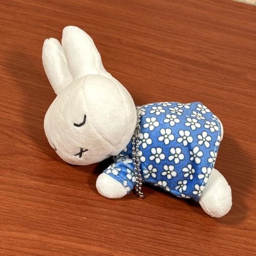 MIFFY/ミッフィー マスコットキーホルダー DBM-3057 / すやすやフレンド／ブルードレス