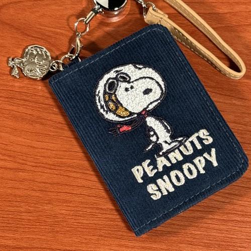 送料無料 ピーナッツ/スヌーピー サガラオープンパスケース SPCQ-668 / アストロノーツ ラ...