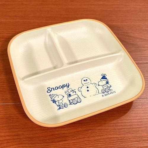 ピーナッツ/スヌーピー スクエアプレートL SPC-1394 / ウィンターブラザー