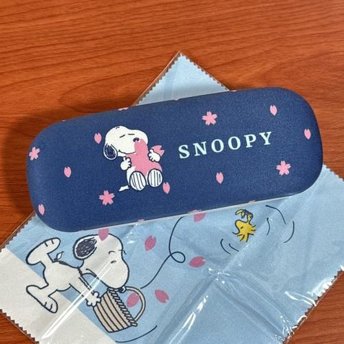 ピーナッツ/スヌーピー メガネケース SPC-1467 / さくらさく サクラ咲く