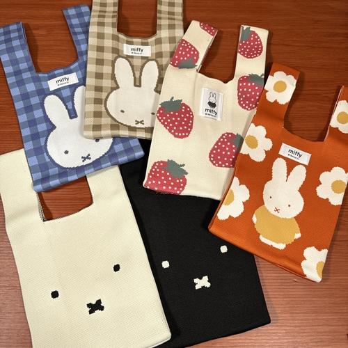 MIFFY/ミッフィー ニットトートバッグ DBM-2640-5 /フェイス／アイボリー フェイス／...