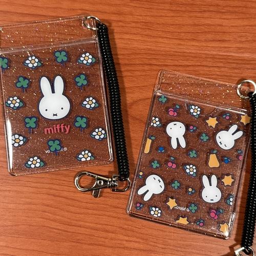 MIFFY/ミッフィー クリアパスケース／クローバーポップシリーズ DBM-2848-9 /ワンポイ...